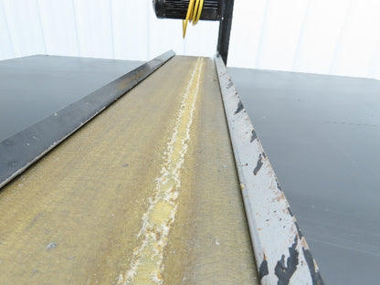 Pax G0805-NL040 8"x 58"L Low Profile Belt Conveyor Die Press Bolster Scrap 115V