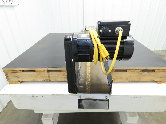Pax G0805-NL040 8"x 58"L Low Profile Belt Conveyor Die Press Bolster Scrap 115V