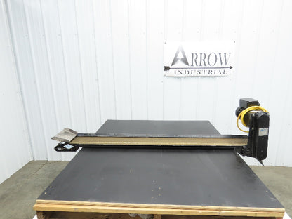 Pax G0805-NL040 8"x 58"L Low Profile Belt Conveyor Die Press Bolster Scrap 115V