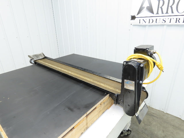 Pax G0805-NL040 8"x 58"L Low Profile Belt Conveyor Die Press Bolster Scrap 115V