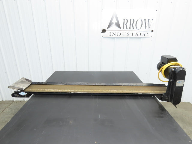 Pax G0805-NL040 8"x 58"L Low Profile Belt Conveyor Die Press Bolster Scrap 115V