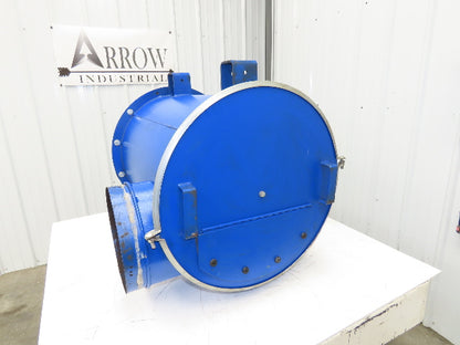 CNC Laser Dust Collector Smoke Filter Housing 12" Inlet Outlet