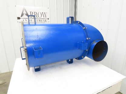 CNC Laser Dust Collector Smoke Filter Housing 12" Inlet Outlet