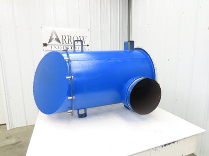 CNC Laser Dust Collector Smoke Filter Housing 12" Inlet Outlet
