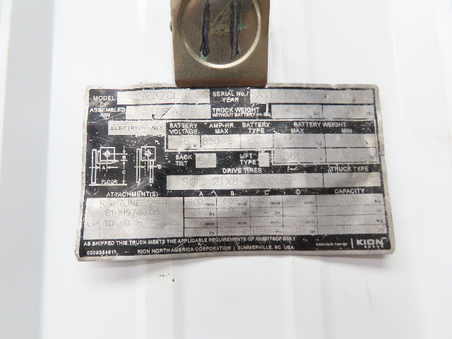 Linde Forklift Accelerator & Brake Pedal Assembly With Potentiometer From E32CL