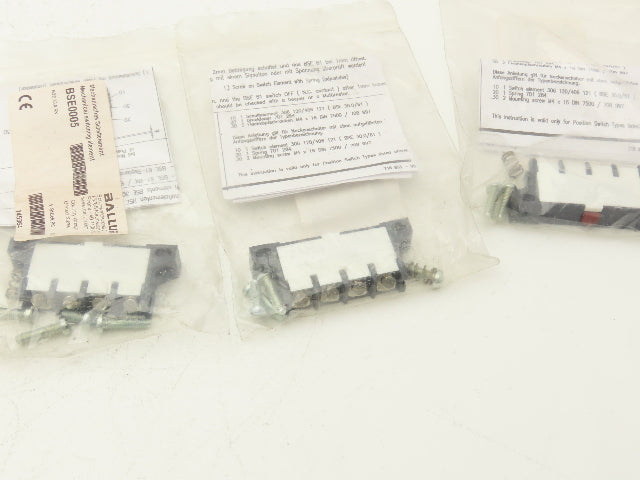 Balluff BSE0005 Mechanical Single Position Limit Switch 6.0A Screw Term Lot of 4