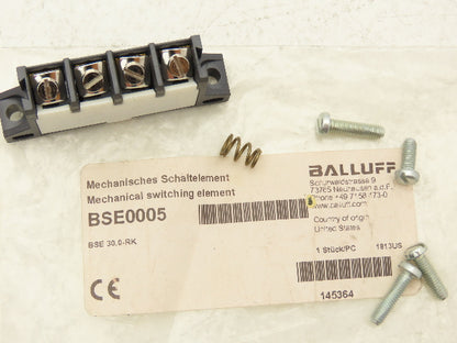 Balluff BSE0005 Mechanical Single Position Limit Switch 6.0A Screw Term Lot of 4