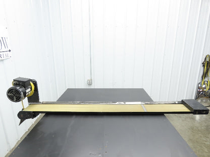 Pax D0805-NL040A 8"x 67"L Low Profile Belt Conveyor Die Press Bolster Scrap 115V