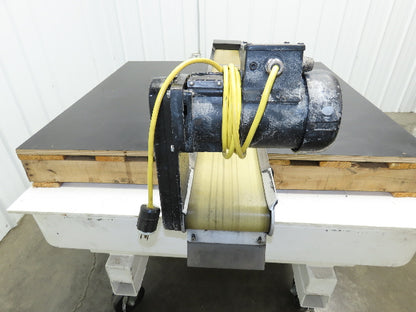 Pax D0805-NL040A 8"x 67"L Low Profile Belt Conveyor Die Press Bolster Scrap 115V