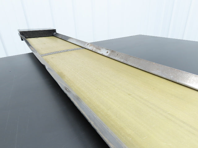 Pax D0805-NL040A 8"x 67"L Low Profile Belt Conveyor Die Press Bolster Scrap 115V
