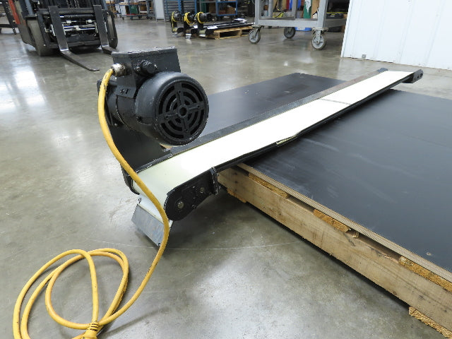 Pax D0805-NL040A 8"x 68"L Low Profile Belt Conveyor Die Press Bolster Scrap 115V