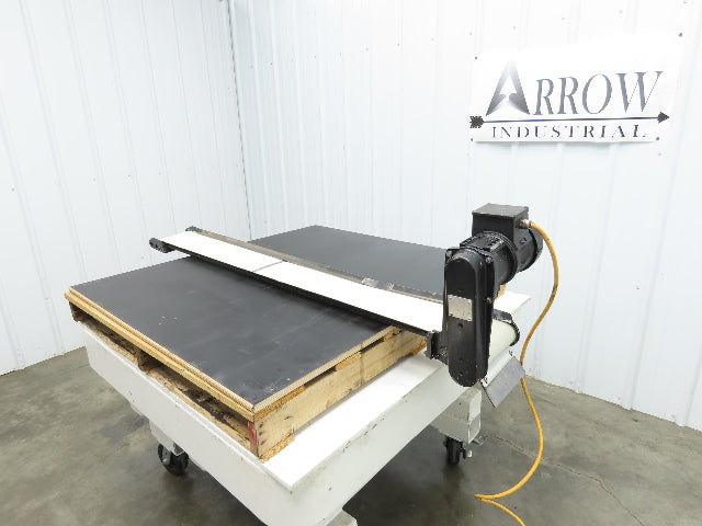 Pax D0805-NL040A 8"x 68"L Low Profile Belt Conveyor Die Press Bolster Scrap 115V