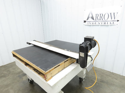 Pax D0805-NL040A 8"x 68"L Low Profile Belt Conveyor Die Press Bolster Scrap 115V