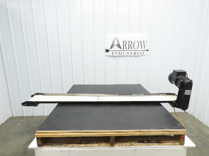 Pax D0805-NL040A 8"x 68"L Low Profile Belt Conveyor Die Press Bolster Scrap 115V