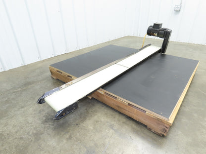 Pax D0805-NL040A 8"x 68"L Low Profile Belt Conveyor Die Press Bolster Scrap 115V