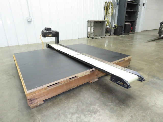 Pax D0805-NL040A 8"x 68"L Low Profile Belt Conveyor Die Press Bolster Scrap 115V