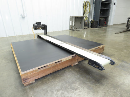 Pax D0805-NL040A 8"x 68"L Low Profile Belt Conveyor Die Press Bolster Scrap 115V