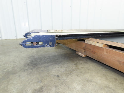 Pax D0805-NL040A 8"x 68"L Low Profile Belt Conveyor Die Press Bolster Scrap 115V
