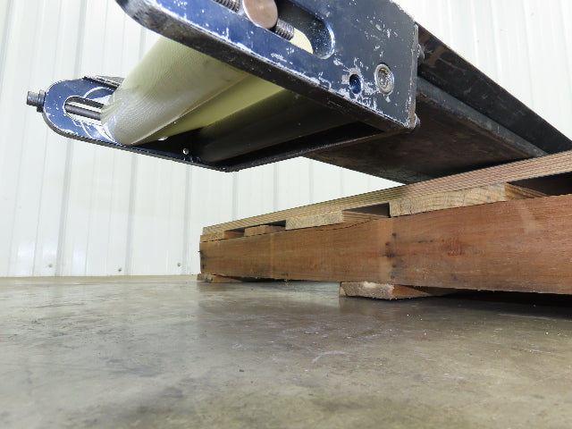 Pax D0805-NL040A 8"x 68"L Low Profile Belt Conveyor Die Press Bolster Scrap 115V