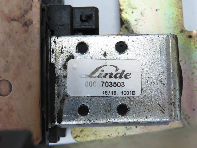 Linde 0009703503 Forklift Motor Contactor Assembly 48VDC Removed From E32CL