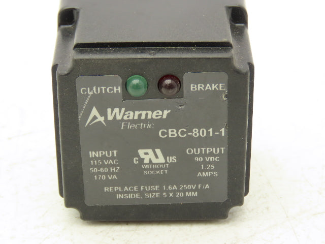 Warner Electric CBC-801-1 Clutch/Brake Controller Module 115V