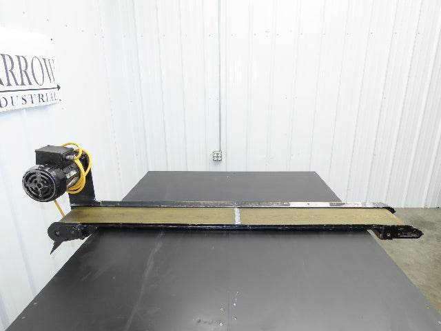 Pax G0805-NL040A 8"x 58"L Low Profile Belt Conveyor Die Press Bolster Scrap 115V