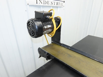 Pax G0805-NL040A 8"x 58"L Low Profile Belt Conveyor Die Press Bolster Scrap 115V