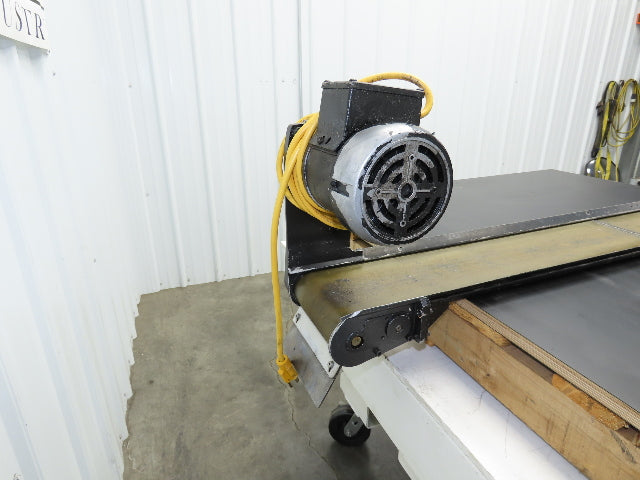 Pax G0805-NL040A 8"x 58"L Low Profile Belt Conveyor Die Press Bolster Scrap 115V