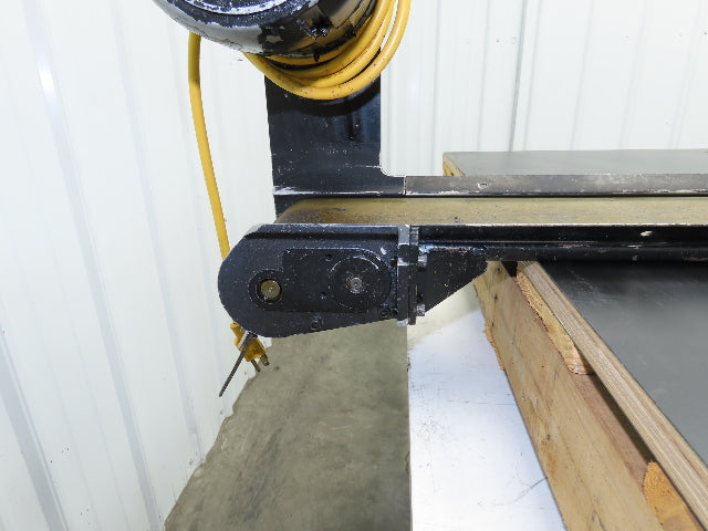 Pax G0805-NL040A 8"x 58"L Low Profile Belt Conveyor Die Press Bolster Scrap 115V