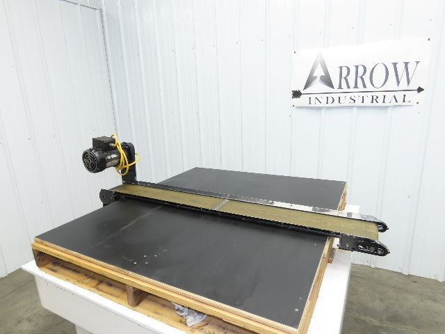 Pax G0805-NL040A 8"x 58"L Low Profile Belt Conveyor Die Press Bolster Scrap 115V