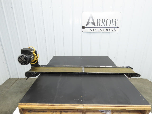 Pax G0805-NL040A 8"x 58"L Low Profile Belt Conveyor Die Press Bolster Scrap 115V