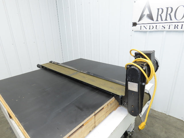 Pax G0805-NL040A 8"x 58"L Low Profile Belt Conveyor Die Press Bolster Scrap 115V