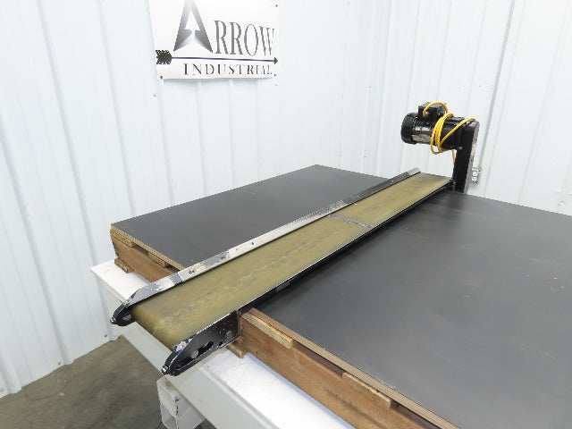 Pax G0805-NL040A 8"x 58"L Low Profile Belt Conveyor Die Press Bolster Scrap 115V