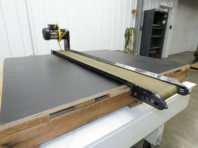 Pax G0805-NL040A 8"x 58"L Low Profile Belt Conveyor Die Press Bolster Scrap 115V