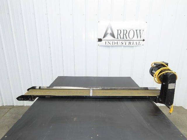 Pax G0805-NL040A 8"x 58"L Low Profile Belt Conveyor Die Press Bolster Scrap 115V