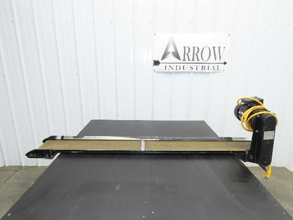 Pax G0805-NL040A 8"x 58"L Low Profile Belt Conveyor Die Press Bolster Scrap 115V