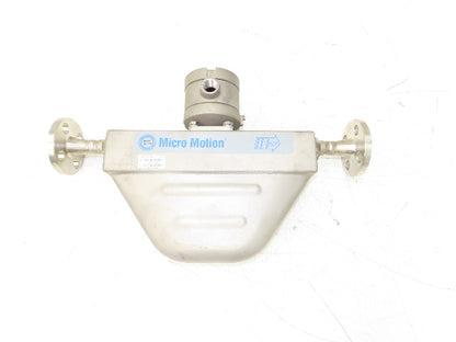 Micro Motion R050S113NABAEZZZZ Mass Flow Sensor 1/2" *Ink Residue Needs Cleaned*