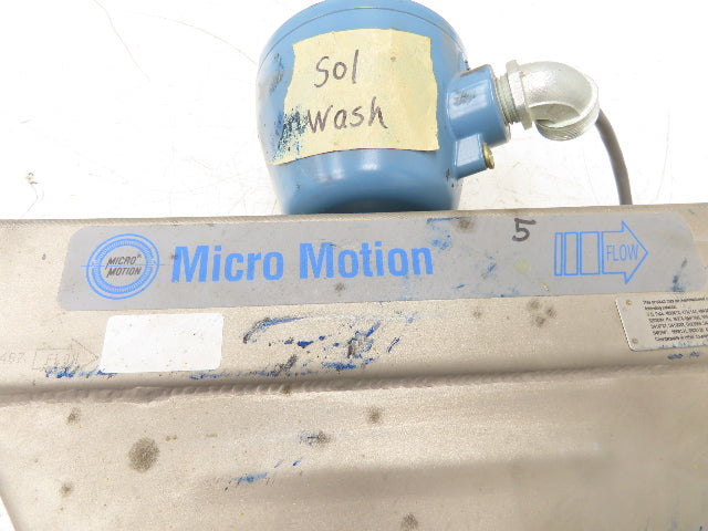 Micro Motion R050S Mass Flow Sensor Meter 1/2" Flange 316L R050S113NQBAEZZZZ