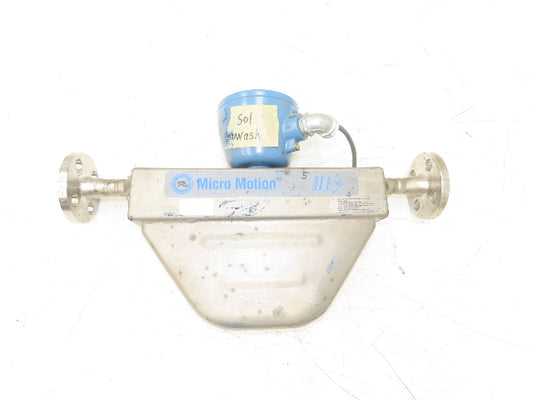 Micro Motion R050S Mass Flow Sensor Meter 1/2" Flange 316L R050S113NQBAEZZZZ