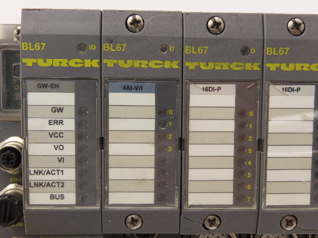 Turck GW-EN 4AI-V/I 16DI-P BL67 Digital Input Output Station