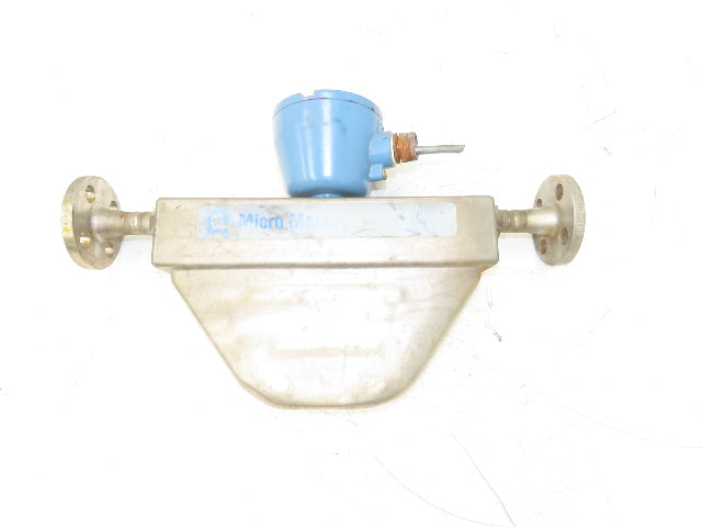 Micro Motion R050S113NQBAEZZZZ Mass Flow Sensor 1/2" *Ink Residue Needs Cleaned*