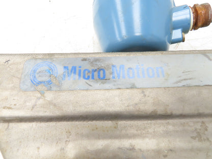 Micro Motion R050S113NQBAEZZZZ Mass Flow Sensor 1/2" *Ink Residue Needs Cleaned*