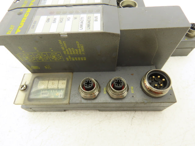 Turck GW-EN 4AI-V/I 16DI-P BL67 Digital Input Output Base Station BL67-B-1M23-19
