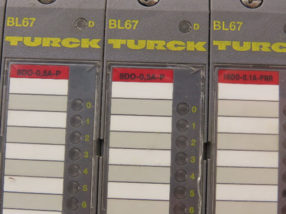 Turck GW-EN 4AI-V/I 16DI-P BL67 Digital Input Output Base Station BL67-B-1M23-19