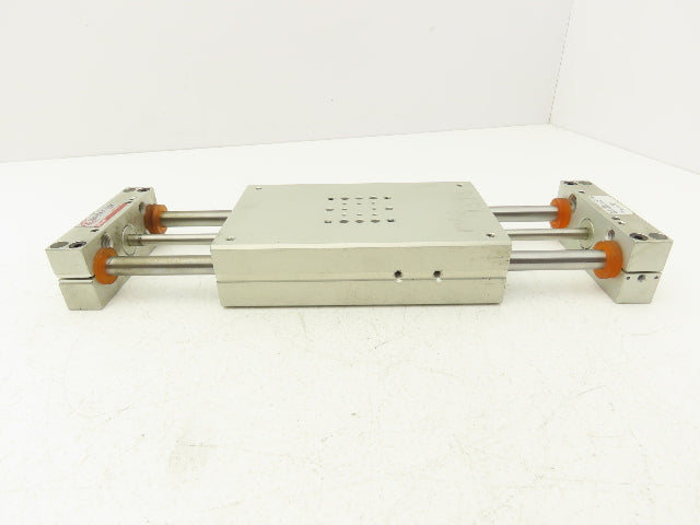 De-Sta-Co DLB-12M-L-C-125 Pneumatic Linear Base Slide/Guide Cylinder 125mm Slide