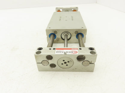 De-Sta-Co DLB-12M-L-C-125 Pneumatic Linear Base Slide/Guide Cylinder 125mm Slide