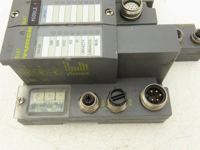 Turck GW-EN 4AI-V/I 16DI-P BL67 Digital Input Output Base Station BL67-B-1M23-19