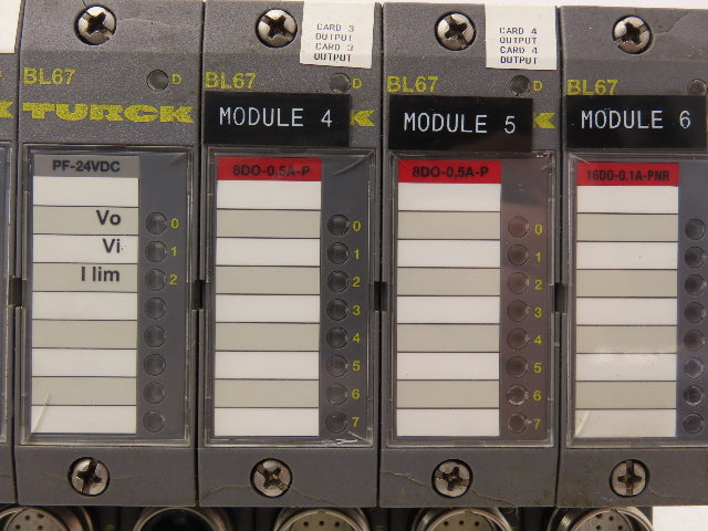 Turck GW-EN 4AI-V/I 16DI-P BL67 Digital Input Output Base Station BL67-B-1M23-19