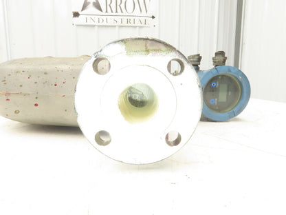 Micro Motion F200S341CCAAEZZZZ Mass Flow Sensor 1.5" *Ink Residue Needs Cleaned*