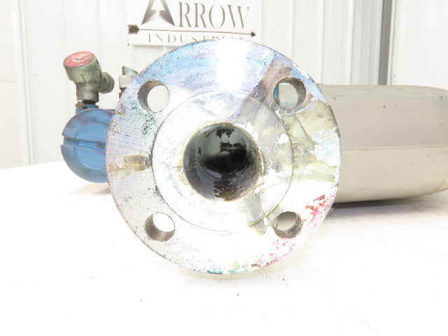 Micro Motion F200S341CCAAEZZZZ Mass Flow Sensor 1.5" *Ink Residue Needs Cleaned*
